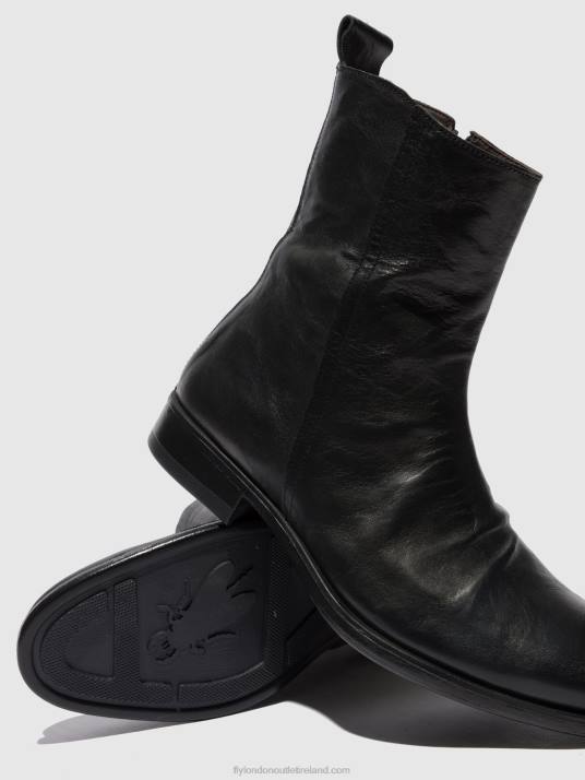 Chelsea Ankle Boots MELV797 Men V00W804 ESTIGMA (VEGETAL) BLACK Fly London