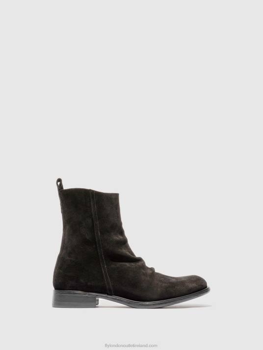Chelsea Ankle Boots MELV797 Men V00W812 OILSUEDE (VEGETAL) BLACK Fly London