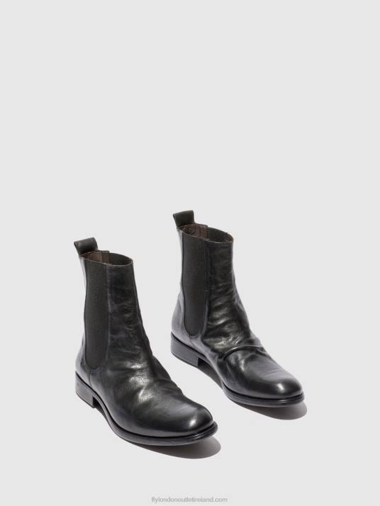 Chelsea Ankle Boots MOZE798 Men V00W807 ESTIGMA (VEGETAL) BLACK Fly London