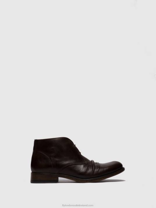 Lace-up Ankle Boots MURO577 Men V00W814 ECO(VEGETAL) MOCCA Fly London