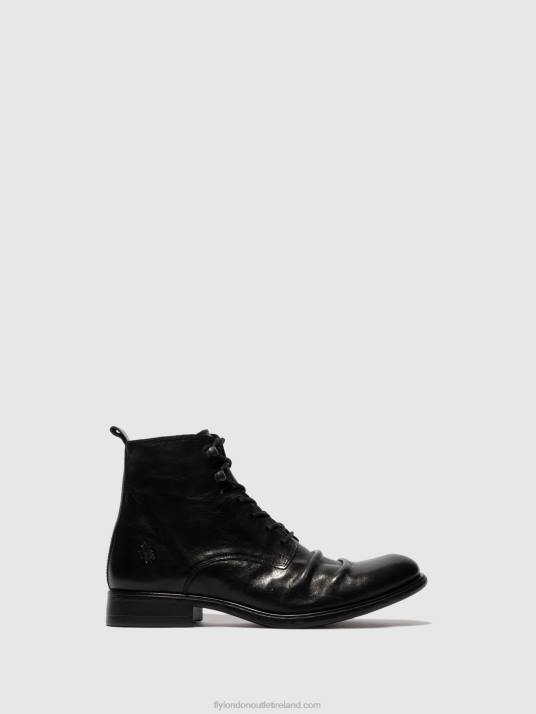 Lace-up Ankle Boots MYKE660 Men V00W815 ESTIGMA(VEGETAL) BLACK Fly London