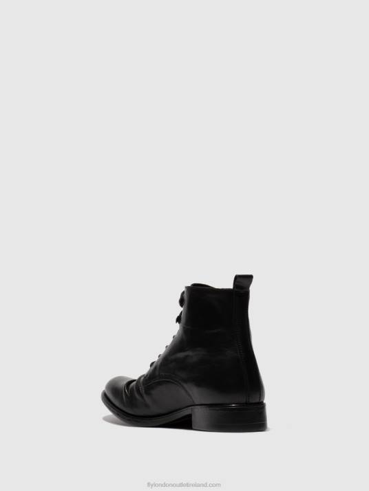 Lace-up Ankle Boots MYKE660 Men V00W815 ESTIGMA(VEGETAL) BLACK Fly London