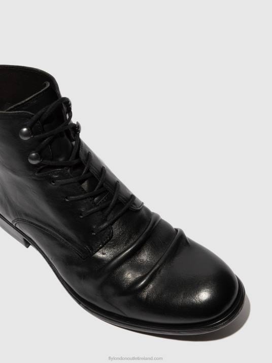 Lace-up Ankle Boots MYKE660 Men V00W815 ESTIGMA(VEGETAL) BLACK Fly London