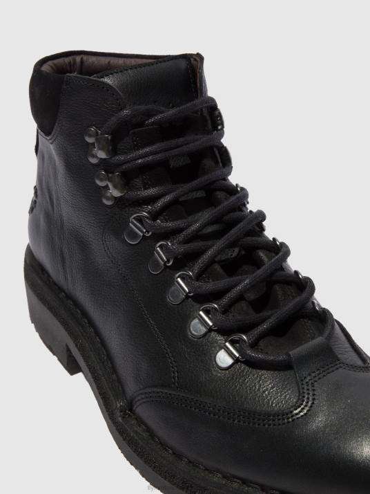 Lace-up Ankle Boots REUS075 Men V00W808 BIO/OILSUEDE (VEGETAL) BLACK Fly London