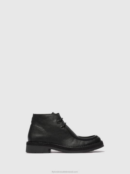 Lace-up Ankle Boots RODO076 Men V00W811 BIO BLACK Fly London