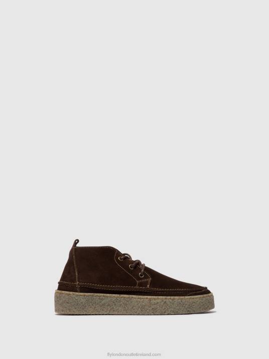 Lace-up Ankle Boots ROLY518 Men V00W798 MOCCA Fly London