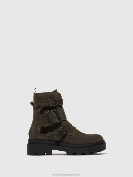 Buckle Ankle Boots JEDA817 Women V00W156 GREY Fly London