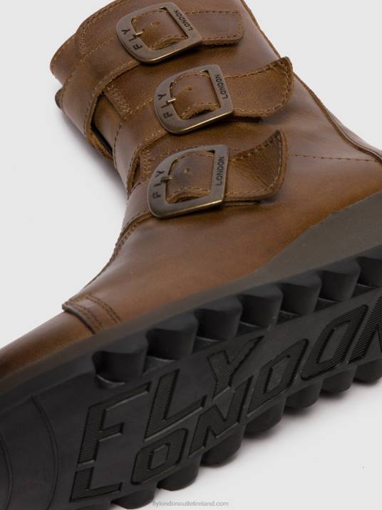 Buckle Ankle Boots SCOP110 Women V00W246 RUG CAMEL Fly London