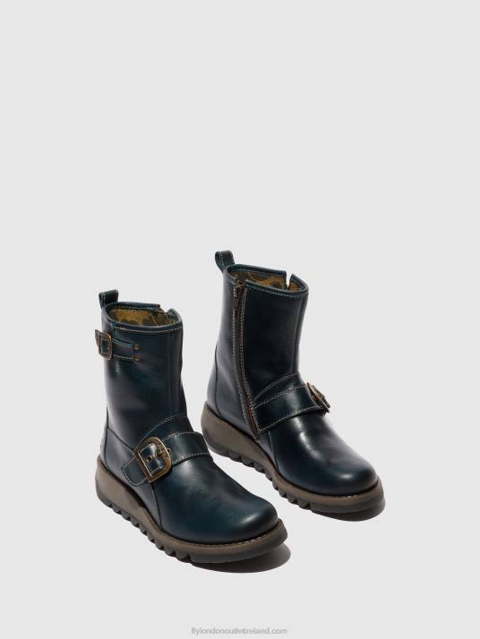 Buckle Ankle Boots SINO525 Women V00W137 ROYAL BLUE Fly London