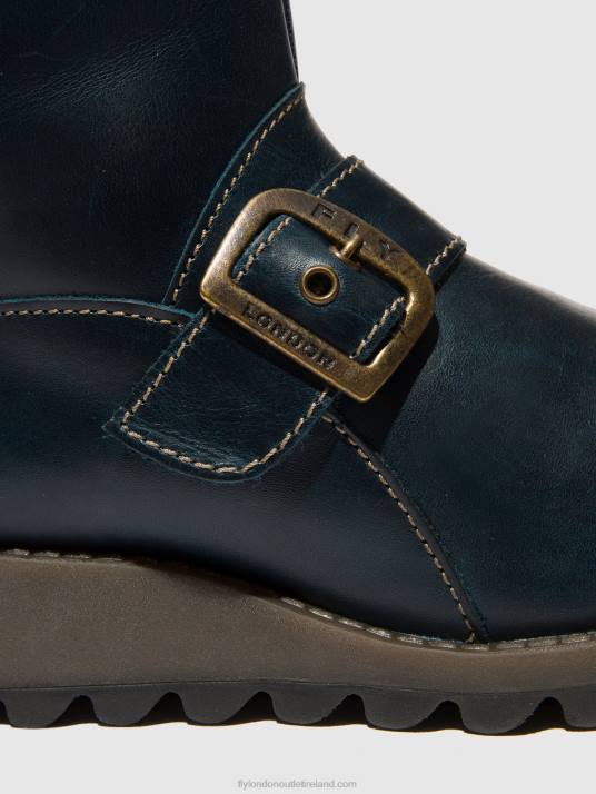 Buckle Ankle Boots SINO525 Women V00W137 ROYAL BLUE Fly London