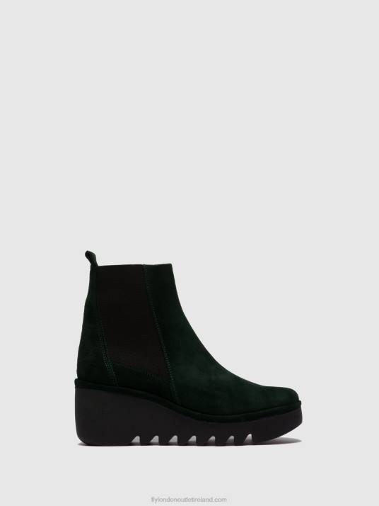 Chelsea Ankle Boots BAGU233 Women V00W257 OILSUEDE GREEN FOREST Fly London