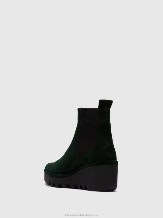Chelsea Ankle Boots BAGU233 Women V00W257 OILSUEDE GREEN FOREST Fly London