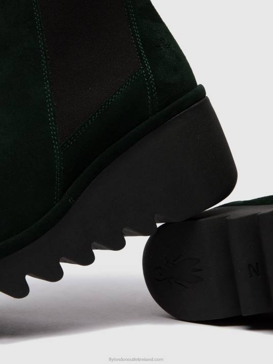 Chelsea Ankle Boots BAGU233 Women V00W257 OILSUEDE GREEN FOREST Fly London