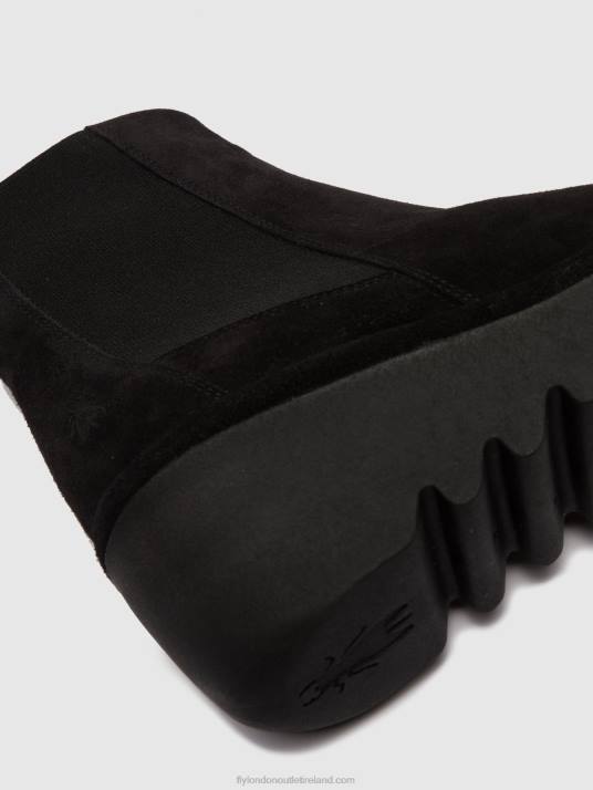 Chelsea Ankle Boots BAGU233 Women V00W261 OILSUEDE BLACK Fly London