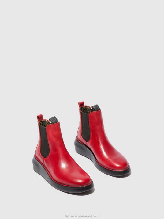 Chelsea Ankle Boots BETY502 Women V00W230 RUG RED Fly London