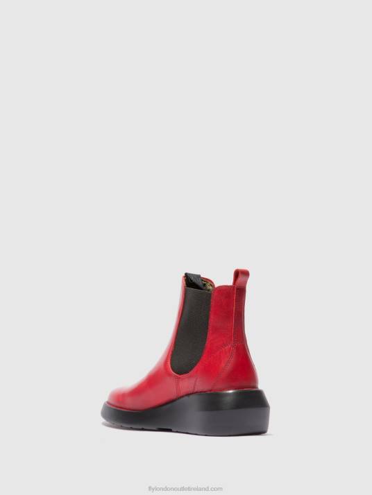 Chelsea Ankle Boots BETY502 Women V00W230 RUG RED Fly London