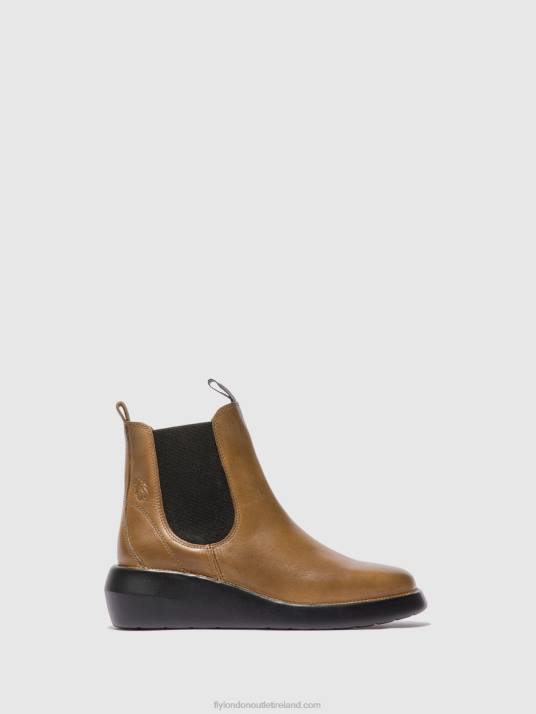 Chelsea Ankle Boots BETY502 Women V00W233 RUG CAMEL Fly London