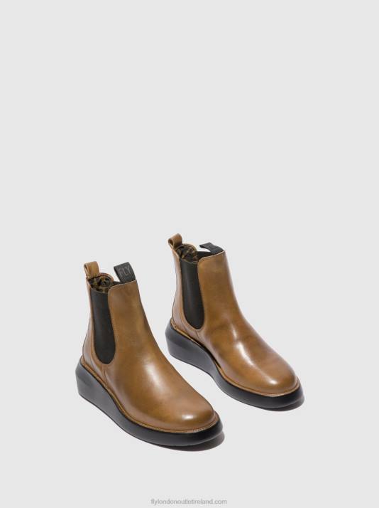 Chelsea Ankle Boots BETY502 Women V00W233 RUG CAMEL Fly London