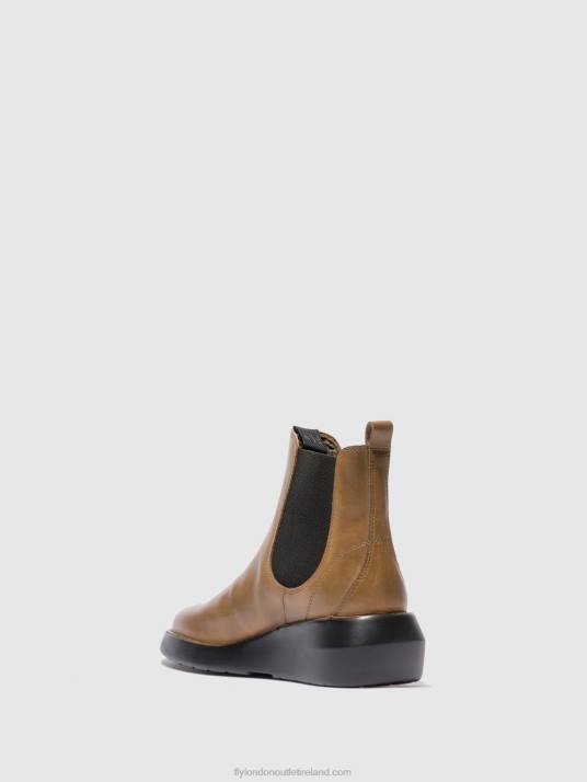 Chelsea Ankle Boots BETY502 Women V00W233 RUG CAMEL Fly London