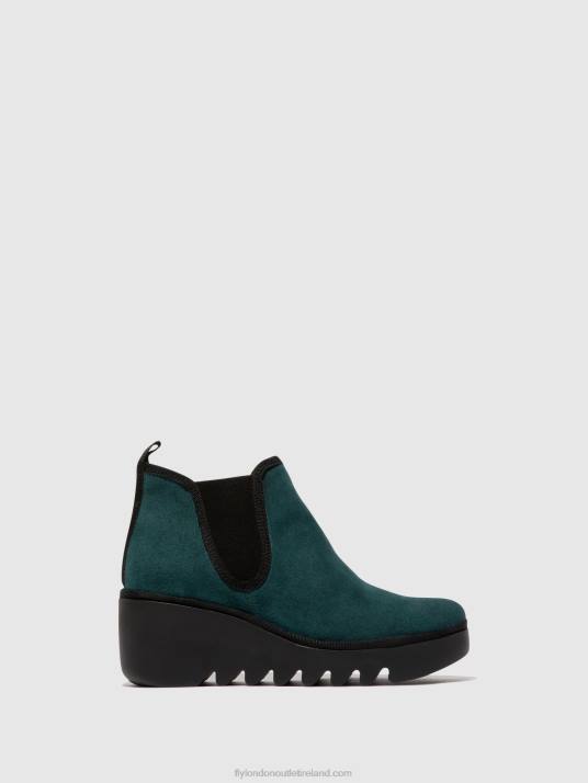 Chelsea Ankle Boots BYNE349 Women V00W143 PETROL Fly London