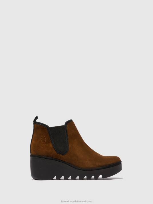 Chelsea Ankle Boots BYNE349 Women V00W229 OILSUEDE CAMEL Fly London