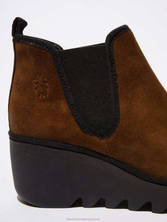 Chelsea Ankle Boots BYNE349 Women V00W229 OILSUEDE CAMEL Fly London