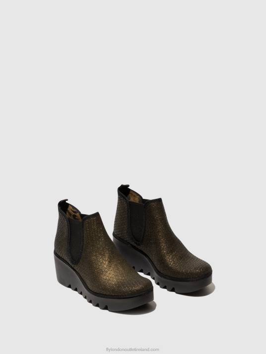 Chelsea Ankle Boots BYNE349 Women V00W25 OLIVE SPIKES Fly London