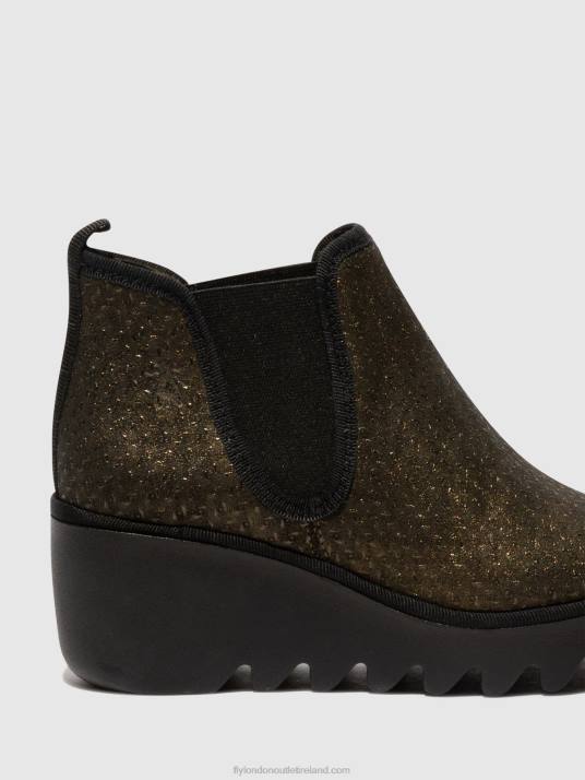 Chelsea Ankle Boots BYNE349 Women V00W25 OLIVE SPIKES Fly London
