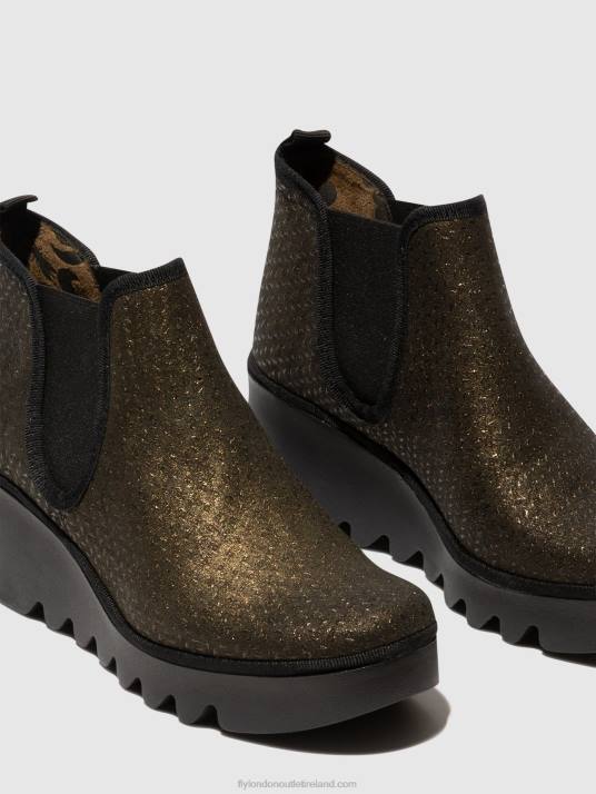 Chelsea Ankle Boots BYNE349 Women V00W25 OLIVE SPIKES Fly London