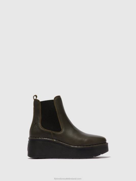 Chelsea Ankle Boots HAMA238 Women V00W139 DK. GREEN Fly London