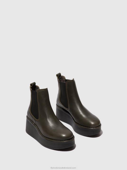 Chelsea Ankle Boots HAMA238 Women V00W139 DK. GREEN Fly London