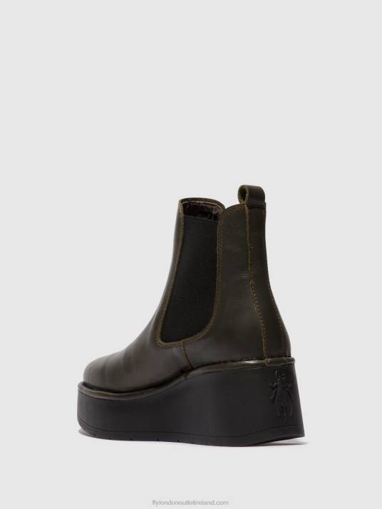 Chelsea Ankle Boots HAMA238 Women V00W139 DK. GREEN Fly London