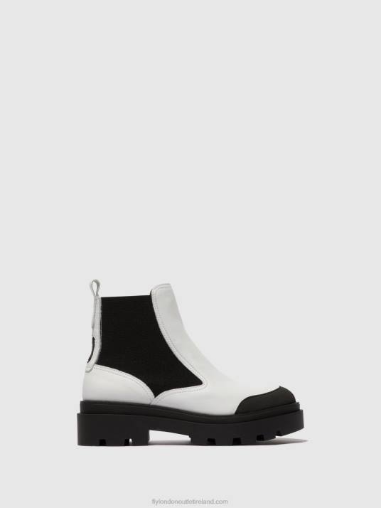 Chelsea Ankle Boots JEBA879 Women V00W134 WHITE Fly London