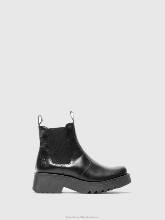 Chelsea Ankle Boots MEDI789 Women V00W221 RUG BLACK Fly London