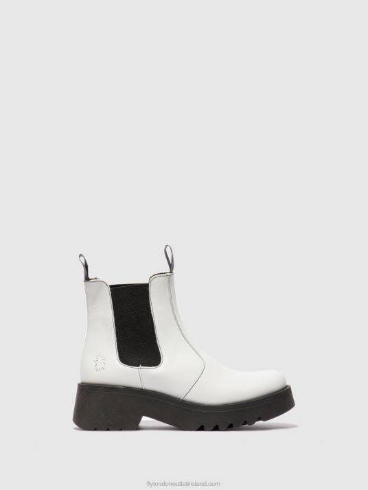 Chelsea Ankle Boots MEDI789 Women V00W222 RUG OFFWHITE Fly London