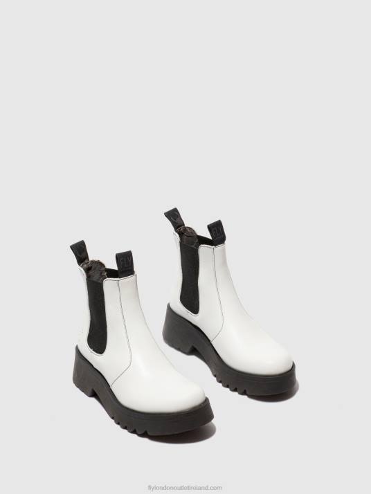 Chelsea Ankle Boots MEDI789 Women V00W222 RUG OFFWHITE Fly London