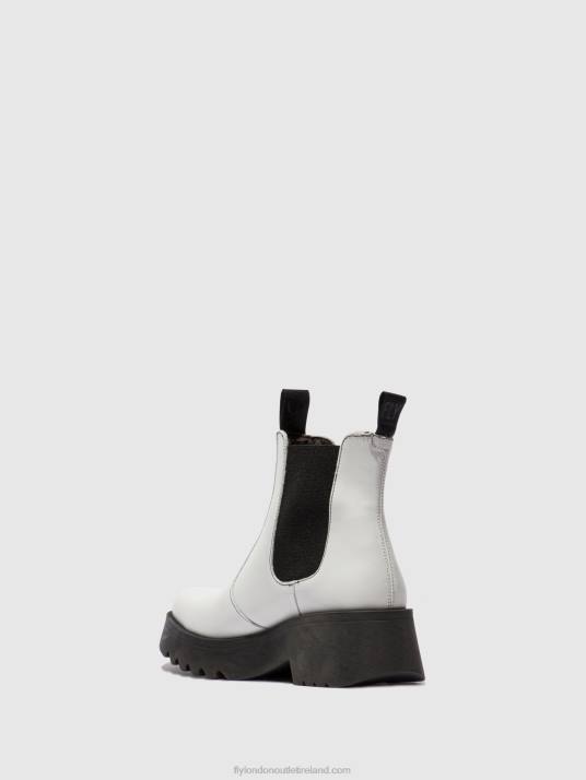 Chelsea Ankle Boots MEDI789 Women V00W222 RUG OFFWHITE Fly London