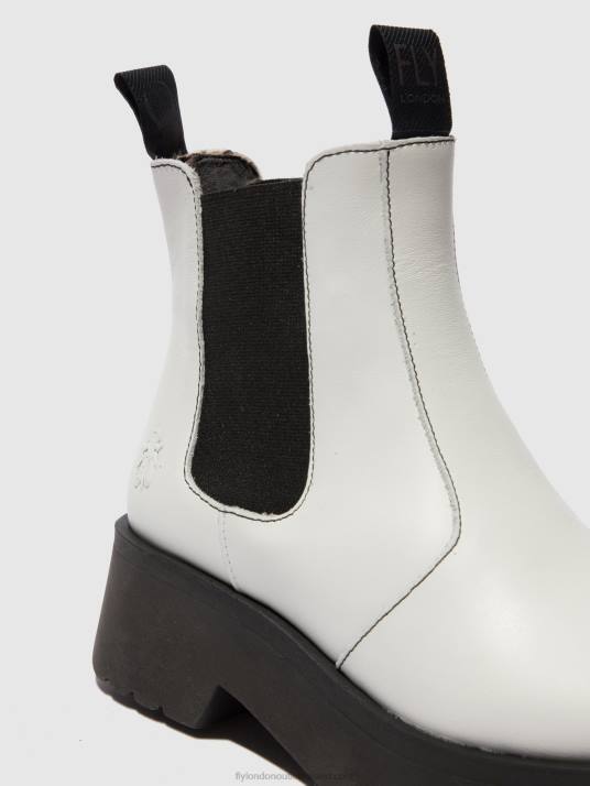 Chelsea Ankle Boots MEDI789 Women V00W222 RUG OFFWHITE Fly London