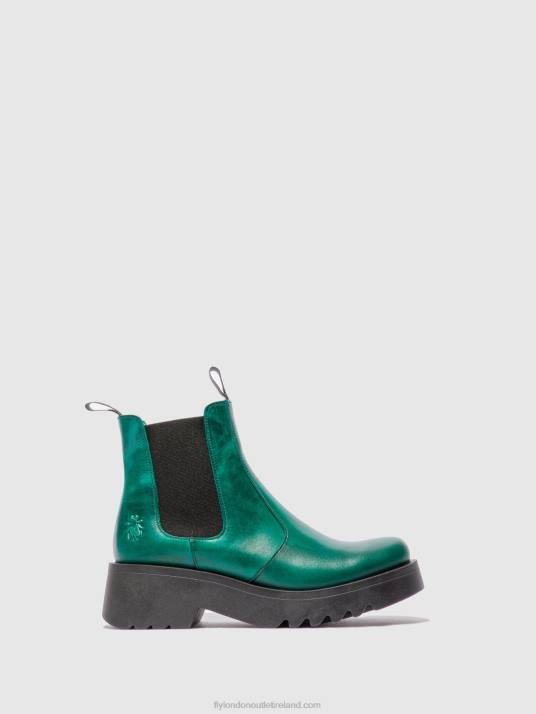 Chelsea Ankle Boots MEDI789 Women V00W224 RUG SHAMROCK GREEN Fly London