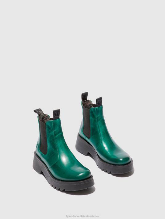 Chelsea Ankle Boots MEDI789 Women V00W224 RUG SHAMROCK GREEN Fly London