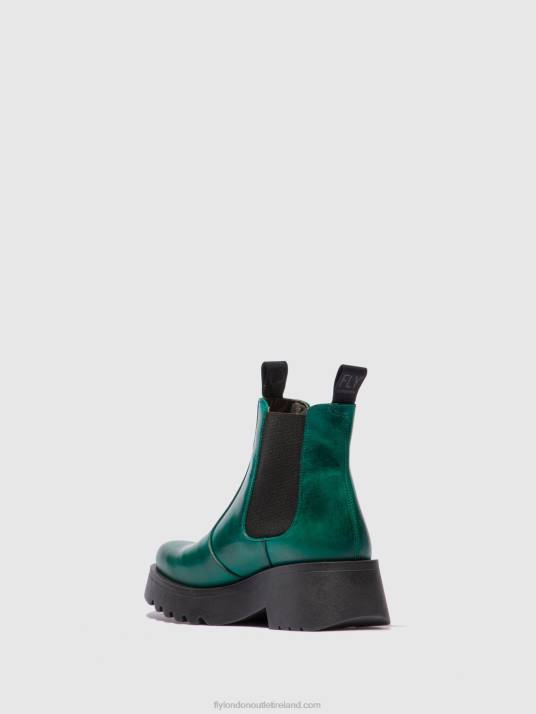 Chelsea Ankle Boots MEDI789 Women V00W224 RUG SHAMROCK GREEN Fly London