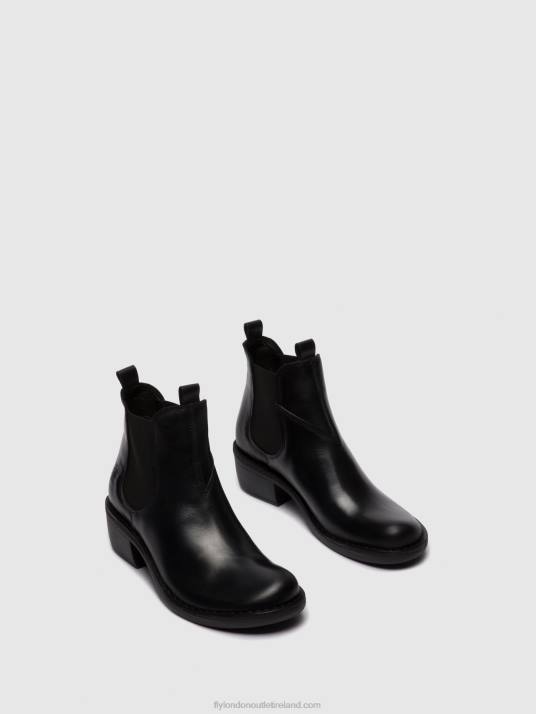 Chelsea Ankle Boots MEME030 Women V00W255 RUG BLACK Fly London