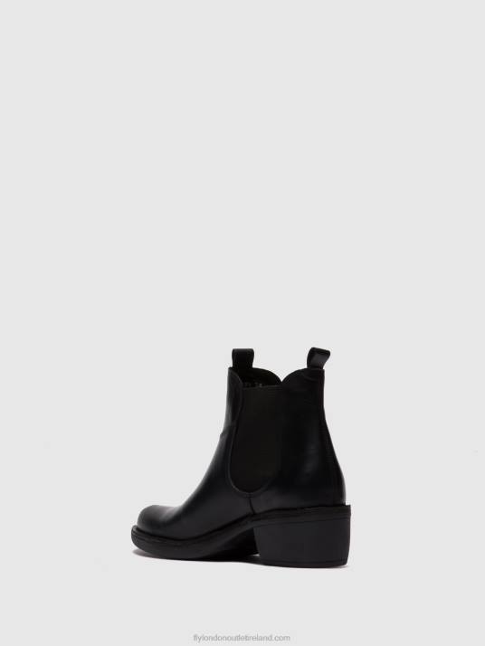 Chelsea Ankle Boots MEME030 Women V00W255 RUG BLACK Fly London