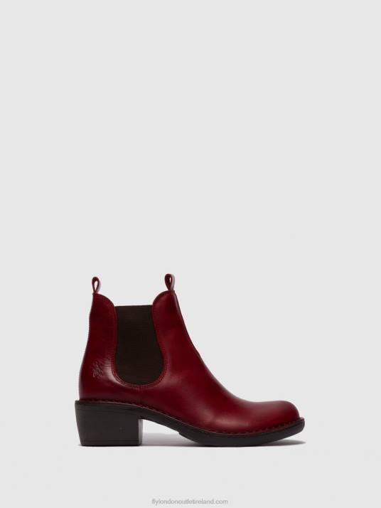 Chelsea Ankle Boots MEME030 Women V00W256 RUG RED Fly London