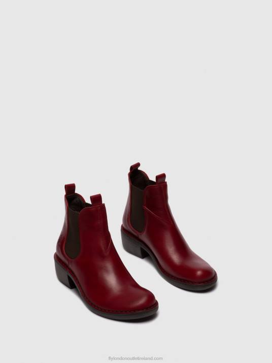 Chelsea Ankle Boots MEME030 Women V00W256 RUG RED Fly London