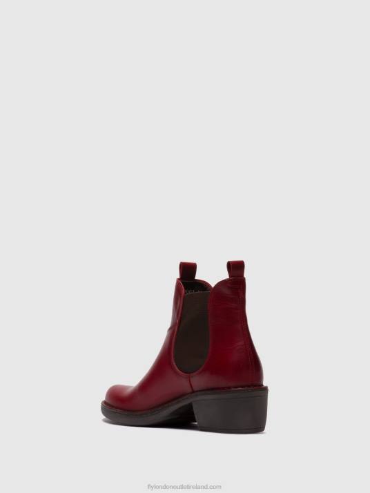 Chelsea Ankle Boots MEME030 Women V00W256 RUG RED Fly London
