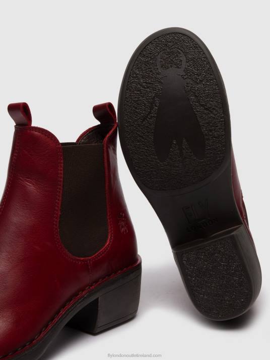 Chelsea Ankle Boots MEME030 Women V00W256 RUG RED Fly London