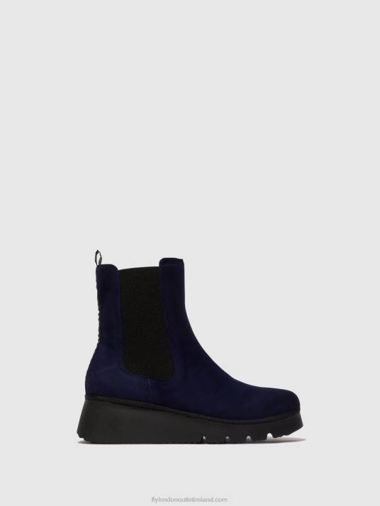 Chelsea Ankle Boots PATY405 Women V00W127 NAVY Fly London