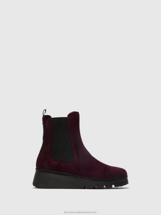 Chelsea Ankle Boots PATY405 Women V00W128 WINE Fly London
