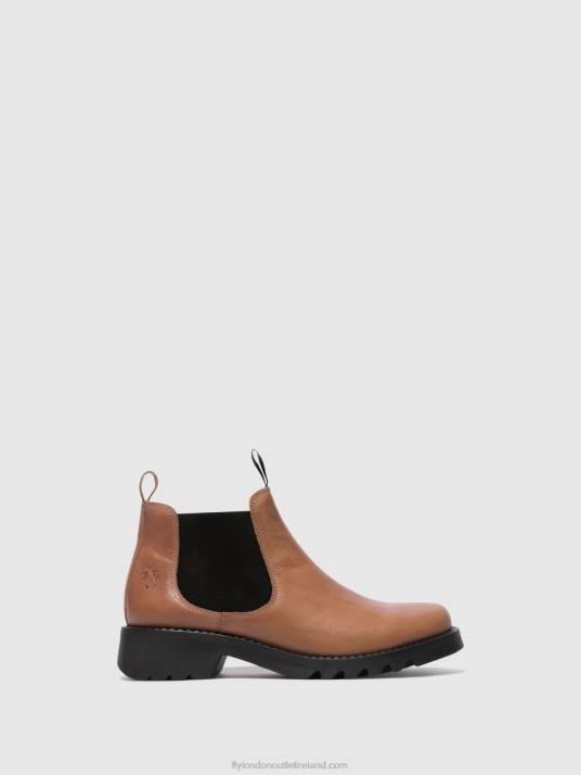 Chelsea Ankle Boots RIKA894 Women V00W121 ROSE (BLACK SOLE) Fly London